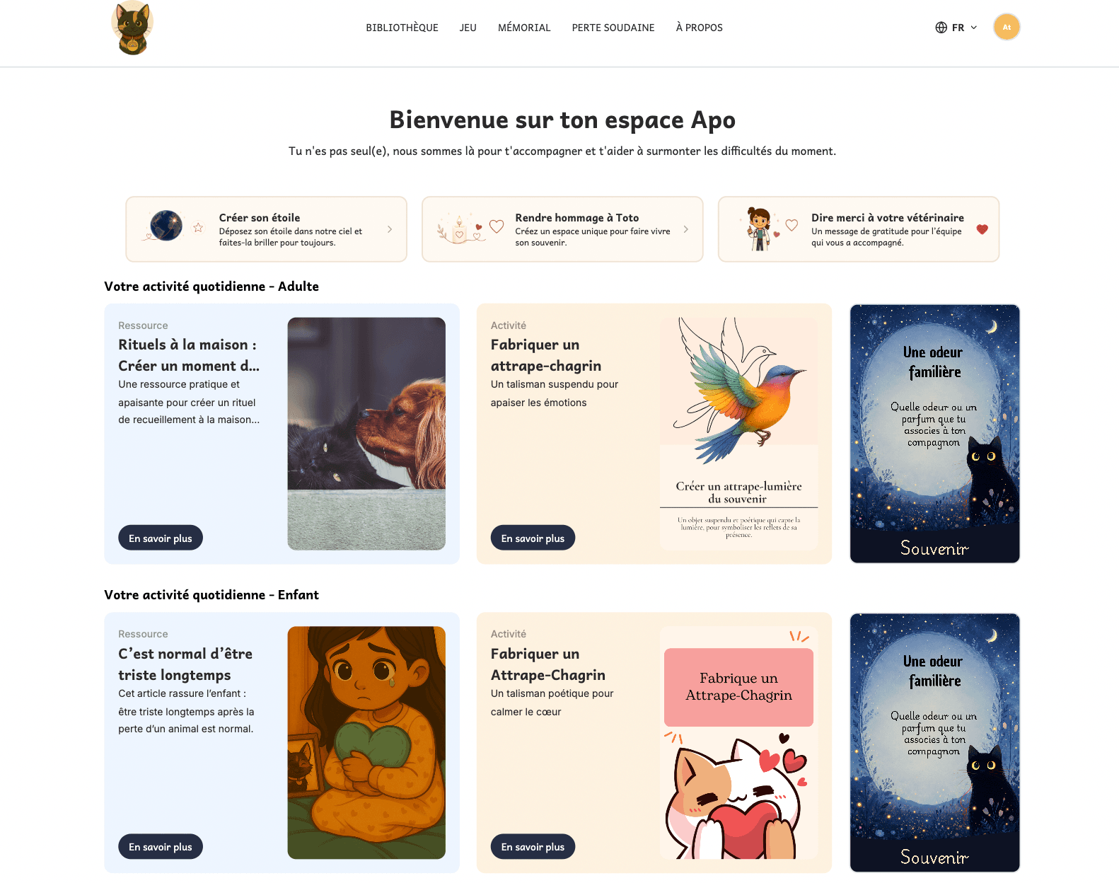 Un parcours pensé pour vous accompagner, un jour après l'autre